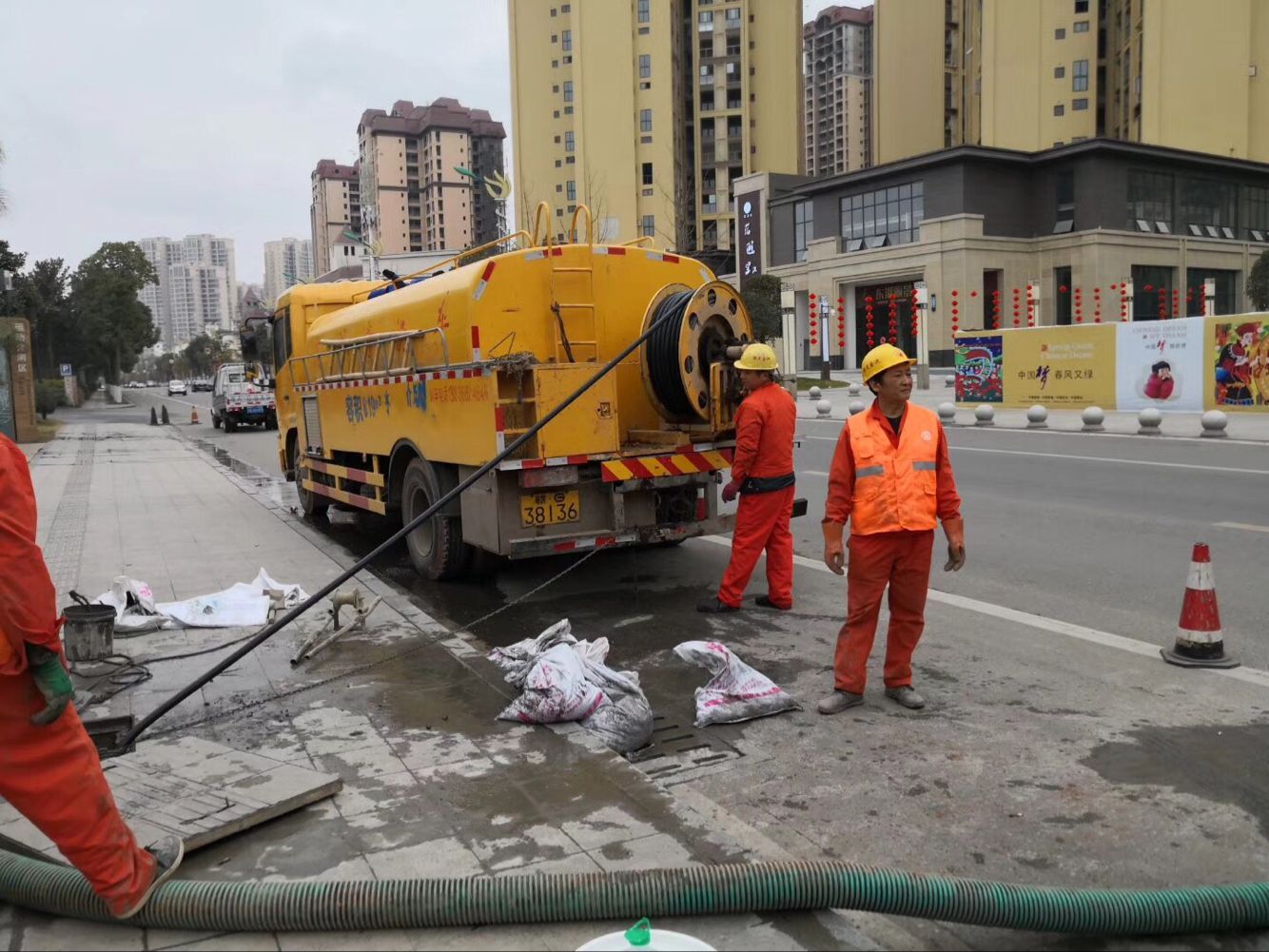 锡林郭勒排污管道清淤-管道清洗